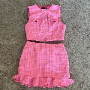 Shein top and skirt set